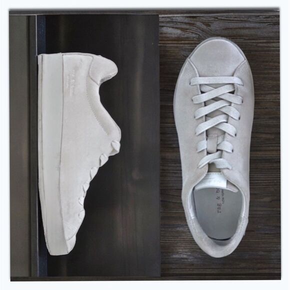 Rag & Bone RB1 Low Top Suede Sneaker - Picture 14 of 16